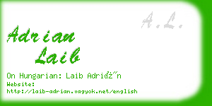 adrian laib business card